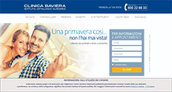 Desktop Screenshot of clinicabaviera.it